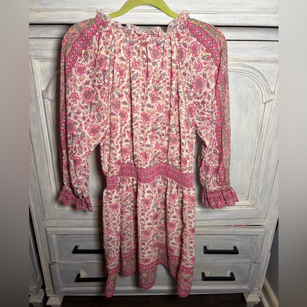 Anthropologie Love the Label Love Sam Tippy Floral Dress Festival Boho‎ Flirty - Picture 10 of 10